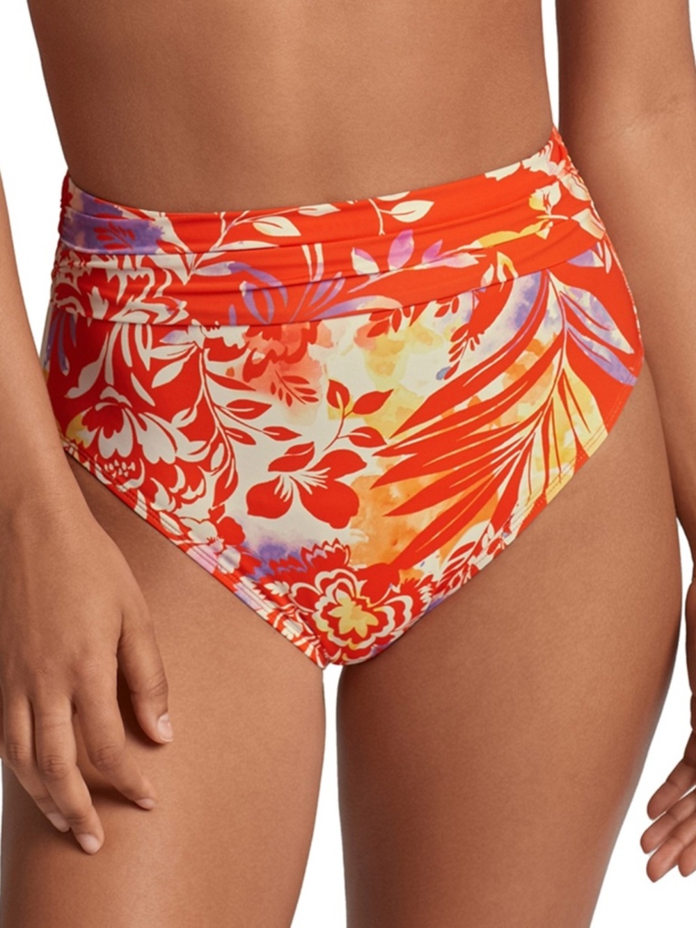Lauren Ralph Lauren Women's Semi-Shirred-Waistband Bikini Bottoms - Multi